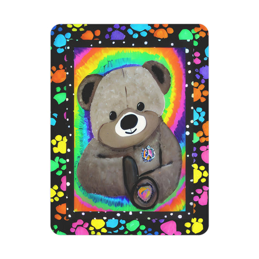 "Cutie Bear"   30" x 40" Child's blanket