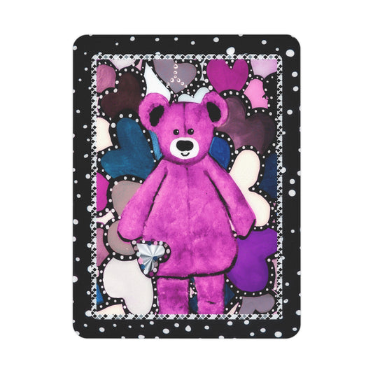 "Heart Bear"  30" x 40" Child's blanket